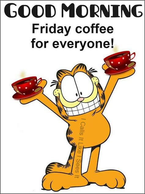 good morning friday coffee meme cartoons